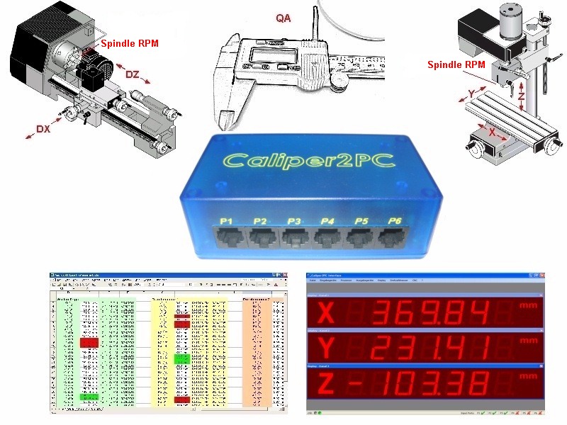 Digital Caliper Readout Mill Lathe