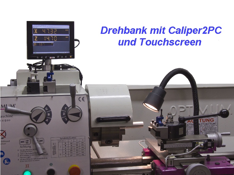 Digitalanzeige Drehbank