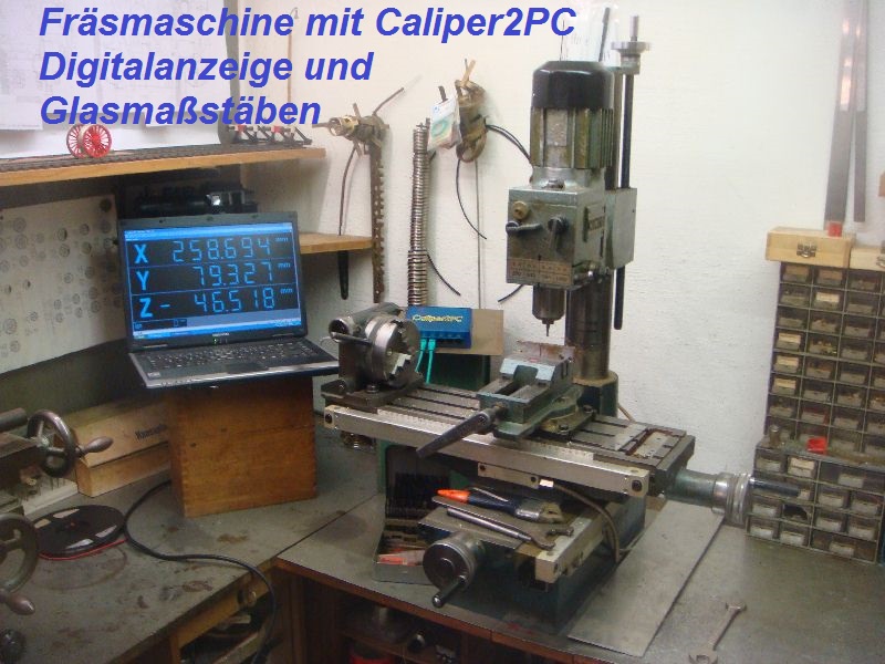 Digitalanzeige Frsmaschine