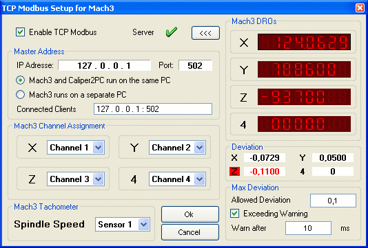 Mach3 Modbus