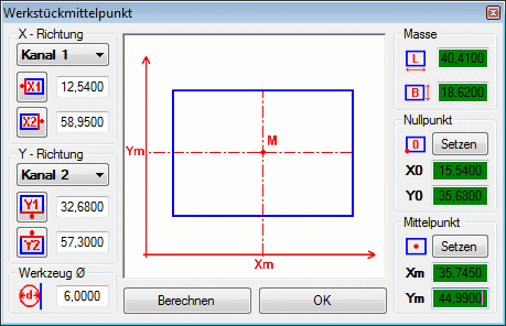 Werksckmittelpunkt Rechner